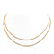 Collier Collier chaîne maille vénitienne en or jaune 18 carats 58 Facettes 1907936CN