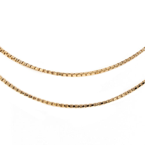 Collier Collier chaîne maille vénitienne en or jaune 18 carats 58 Facettes 1907936CN