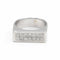 Bague 54 Bague Or blanc Diamant 58 Facettes 1908055CN