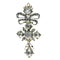 Pendentif Pendentif croix baroque ancien en or jaune 18K et diamants 58 Facettes 19127-0067