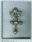 Pendentif Pendentif croix baroque ancien en or jaune 18K et diamants 58 Facettes 19127-0067