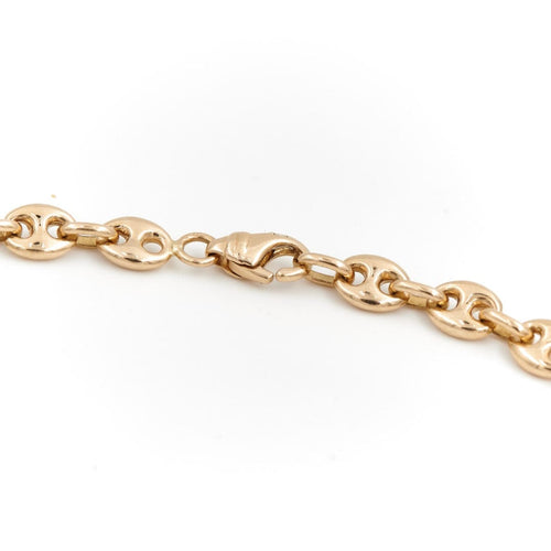 Collier Collier ras-de-cou en or jaune 18 carats, maille grain de café 58 Facettes 1913088CN