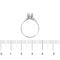 Bague 56 Bague solitaire - Diamant 0,78 ct en or blanc 18 ct 58 Facettes 19161
