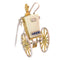 Broche Broche carrosse vintage années 1950 en or 18K, diamants et saphirs 58 Facettes 19220-0011