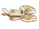 Broche Broche carrosse vintage années 1950 en or 18K, diamants et saphirs 58 Facettes 19220-0011