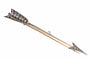 Broche Broche flèche victorienne en or rose 18 ct, argent, diamants et perles 58 Facettes 19231-0288