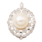 Pendentif Pendentif vintage en or blanc avec perle et diamants 58 Facettes 1931141CN