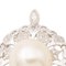 Pendentif Pendentif Vintage Or blanc Perle, Diamant 58 Facettes 1931141CN
