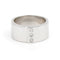 Bague 56 Bague trilogie en or blanc 18 carats et diamants 58 Facettes 1931159CN