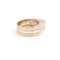 Bague 54 Bague Or blanc, Or jaune, Or rose 58 Facettes 1943849CN