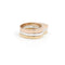 Bague 54 Bague Or blanc, Or jaune, Or rose 58 Facettes 1943849CN