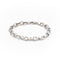 Bracelet Bracelet gourmette en or blanc 18 carats 58 Facettes 1949691CN