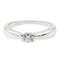 Bague 53 Balmain - Bague solitaire en or blanc 18 carats et diamant 58 Facettes 1950052CN
