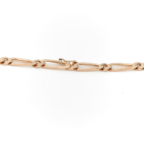 Collier Collier maille Figaro 1x1 en or jaune 18 carats 58 Facettes 1962883CN