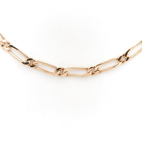 Collier Collier maille Figaro 1x1 en or jaune 18 carats 58 Facettes 1962883CN