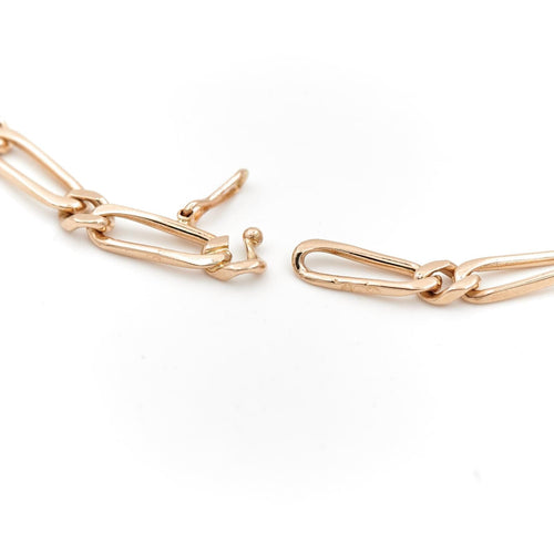 Collier Collier maille Figaro 1x1 en or jaune 18 carats 58 Facettes 1962883CN