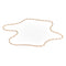Collier Collier maille Figaro 1x1 en or jaune 18 carats 58 Facettes 1962883CN