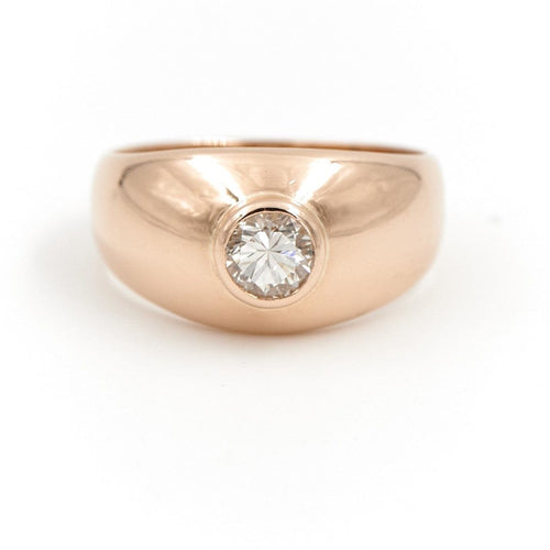 Bague 57 Bague Solitaire Or rose Diamant 58 Facettes 1962885CN
