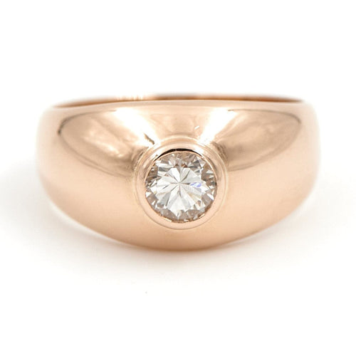 Bague 57 Bague Solitaire Or rose Diamant 58 Facettes 1962885CN