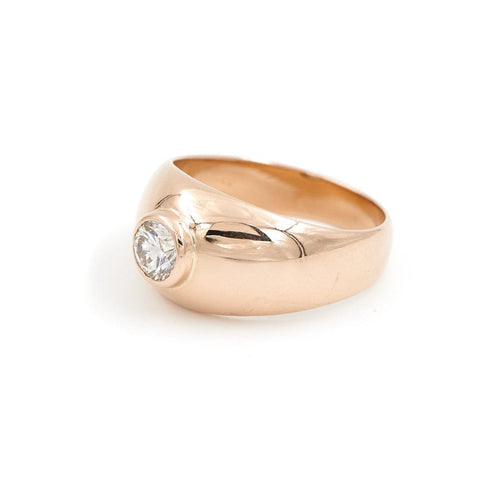 Bague 57 Bague Solitaire Or rose Diamant 58 Facettes 1962885CN