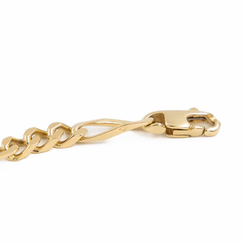 Collier Collier maille Figaro en or jaune 18 carats 58 Facettes 1963710CN