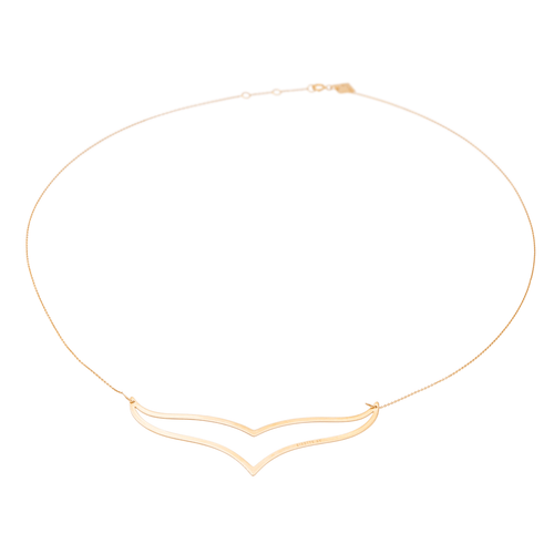 Collier Ginette NY Wise - Collier en or rose 18 carats motif ailes 58 Facettes 1964453CN