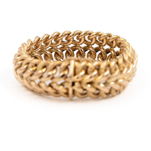 Bracelet Bracelet Maille américaine Or rose 58 Facettes 1969288CN