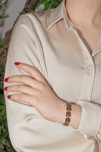 Bracelet Bracelet  Or jaune Grenat 58 Facettes 1969289CN