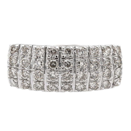 Bague 54 Bague Or blanc Diamant 58 Facettes 1969291CN