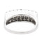 Bague 54 Bague en or blanc 18 carats pavée de diamants 58 Facettes 1969291CN