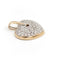 Pendentif Pendentif Coeur Or jaune, Or blanc Diamant 58 Facettes 1969296CN