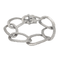 Bracelet Bracelet à grands maillons ovales en or blanc 18 carats 58 Facettes 1969297CN