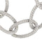 Bracelet Bracelet à grands maillons ovales en or blanc 18 carats 58 Facettes 1969297CN