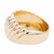 Bague 51 Bague en or jaune 18 carats et diamants 0,42 ct 58 Facettes 1980541CN