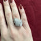 Bague 55 Bague Onde - Bague en or blanc 18 ct et diamants 58 Facettes 19851