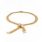 Collier Collier négligé en or jaune et platine serti de diamants 58 Facettes 1986222CN
