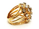 Bague 49 Bague cocktail en or jaune 18 carats et diamants 58 Facettes 1986228CN