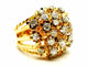 Bague 49 Bague cocktail en or jaune 18 carats et diamants 58 Facettes 1986228CN