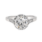 Bague 57 Bague Solitaire Platine, Or blanc Diamant 58 Facettes 1986229CN
