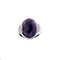 Bague 56 Bague en or blanc 18 ct avec iolite et diamants 58 Facettes 19954