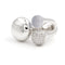 Bague 49 Bague Or blanc Diamant, Calcédoine 58 Facettes 1996141CN