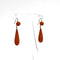 Boucles d'oreilles Boucles d’oreilles pendantes goutte en or jaune 18K, corail et perles 58 Facettes REF2560-328