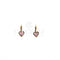 Boucles d'oreilles Boucles d’oreilles bébé monachella cœur émaillé rose en or 18k 58 Facettes 47296008