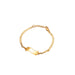 Bracelet Parchment pattern curb bracelet 58 Facettes 343306