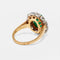 Bague VAN CLEEF & ARPELS - Bague Or Jaune, Platine, Émeraude et Diamants 58 Facettes