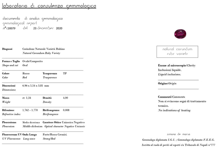 Bague 52 Bague entourage en or blanc 18k avec rubis birman et diamants 58 Facettes