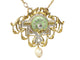 Collier Belle Époque - Collier et broche en or jaune 18K, platine, diamants et perles 58 Facettes 20198-0036