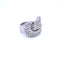Bague 58 Bague Art déco en or blanc 18k et diamants 58 Facettes
