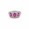 Bague Bague trois pierres rubis et diamants en or 18k 58 Facettes