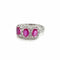 Bague Bague trois pierres rubis et diamants en or 18k 58 Facettes